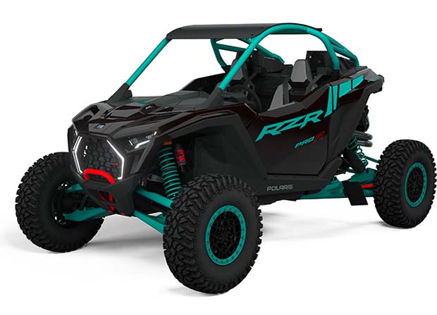 RZR Pro R Ultimate Black Crystal / Radiant Green